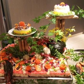 あえて、ケーキではなくちらし寿司を注文！