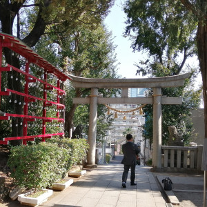 神殿を背にし鳥居の写真です。|555418さんの居木神社の写真(959634)