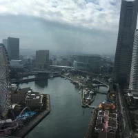 披露宴会場からの景色