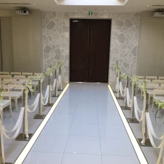 横に広くなってる会場でした。