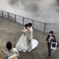 フラワーシャワー後、ちょうど雲海が出現！