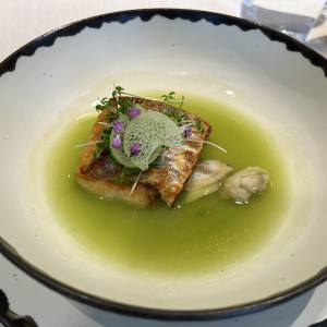 鯛のポワレ|555764さんのアンダーズ 東京（Andaz Tokyo）の写真(2305634)