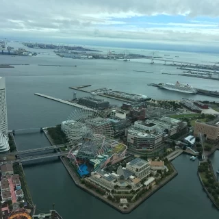 披露宴会場からの景色
