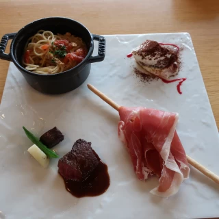 イタリアンのプレートです