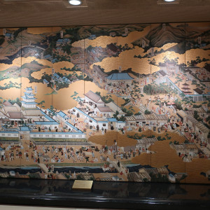 ロビーにある二条城の絵です|555889さんのANAクラウンプラザホテル京都の写真(962872)