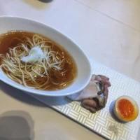 新郎が大好きなラーメンをシェフに頑張って作ってもらいました