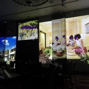 壁一面のプロジェクションマッピングはインパクト大|555975さんのHOTEL OLE~B l o s s o m o l e~（ホテルオーレ ブロッサモーレ）の写真(972722)