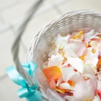 ★フラワーシャワー
色鮮やかな生花でした♡