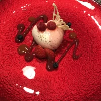 フェア試食のデザート。