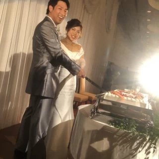 ケーキ入刀