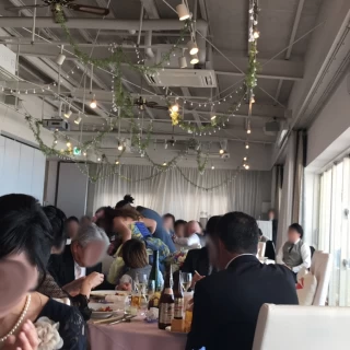 アットホームな会場
