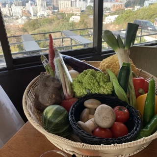 シェフから野菜の紹介があり、こだわりわ感じました