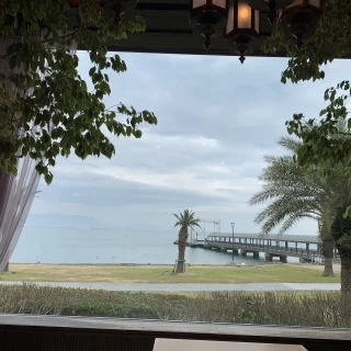チャペルから海がすぐ近くに見えました