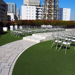 ガーデンのゲストの席はこんな感じです。|556135さんのホテル メルパルク横浜の写真(964988)