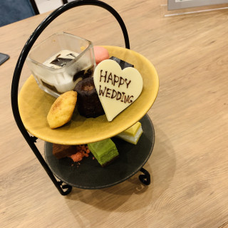 試食時、デザート
