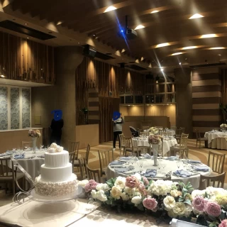 披露宴会場THE CANAL高砂からの景色