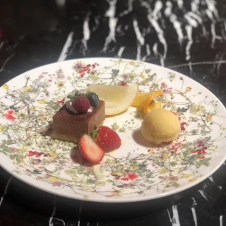 試食会のデザート