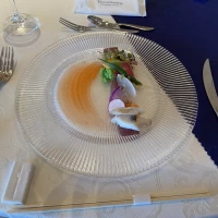 前菜。彩りがきれいでした。