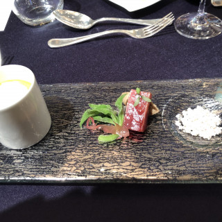 試食の料理