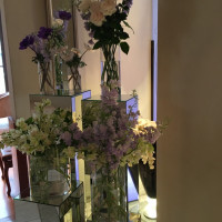 ウエディングルームの装花