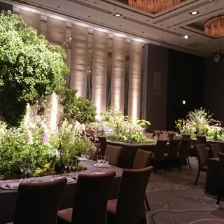 装花が素晴らしいです