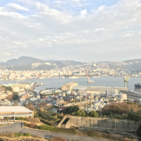 式場からの長崎の眺め