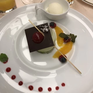 デザートの可愛らしさ