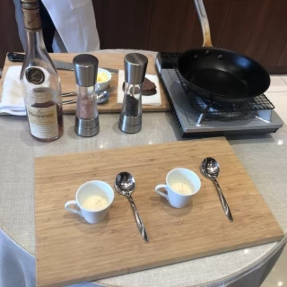 試食のスープ