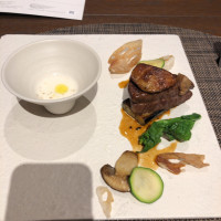 スープ、お肉