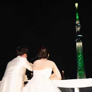 デッキからの夜景