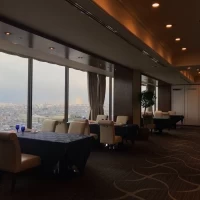 最上階のレストラン