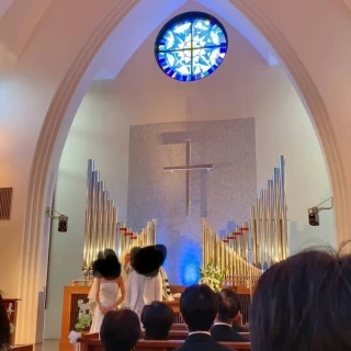 チャペル入場後