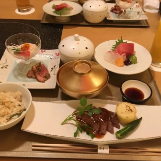 提携レストランでの試食
