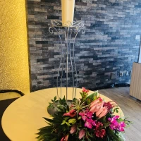 キャンドル装花です