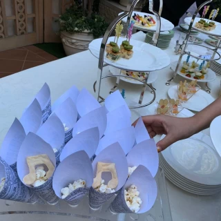 デザートビュッフェはたくさん種類があって美味しかったです
