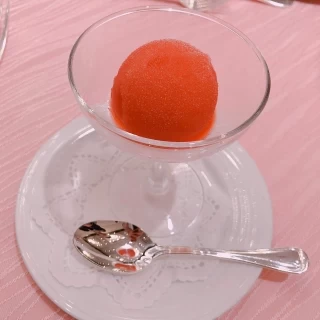 ブラッドオレンジのシャーベット