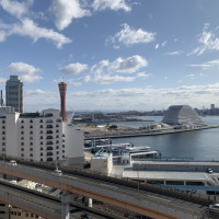 ロケーション／窓から見える神戸の景色