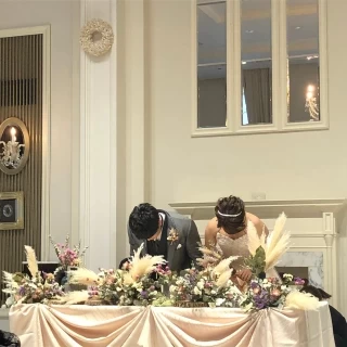 披露宴会場です