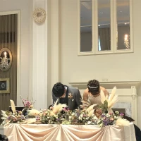 披露宴会場です