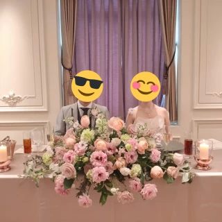 メインテーブル装花
