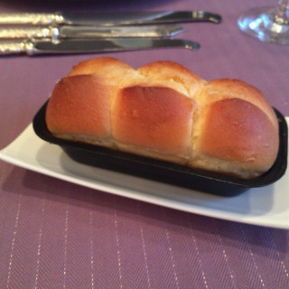 試食時のパン。見た目がかわいいです。