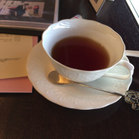 紅茶。スプーンがかわいい