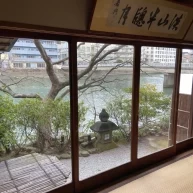 窓から見える川がお気に入りです。