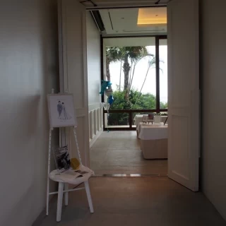 披露宴会場入り口