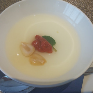 デザートの杏仁豆腐