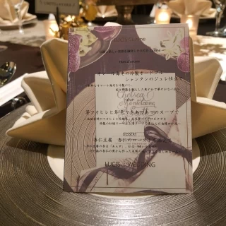 試食会メニュー