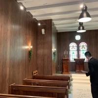 チャペルはシンプルな構造です。