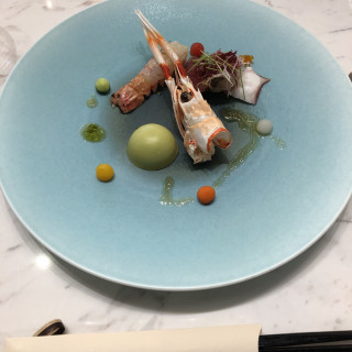 一口で食べやすい海鮮オードブル！お酒を飲む新郎新婦は食べて！