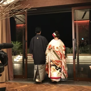 ガーデンからの入退場
