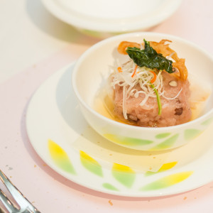 甘鯛の赤飯蒸し 柚胡椒餡掛け|558273さんのホテル熊本テルサの写真(984708)